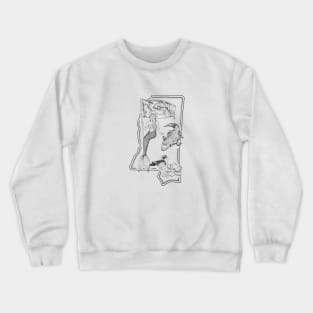 Mississippi Mermaid Crewneck Sweatshirt